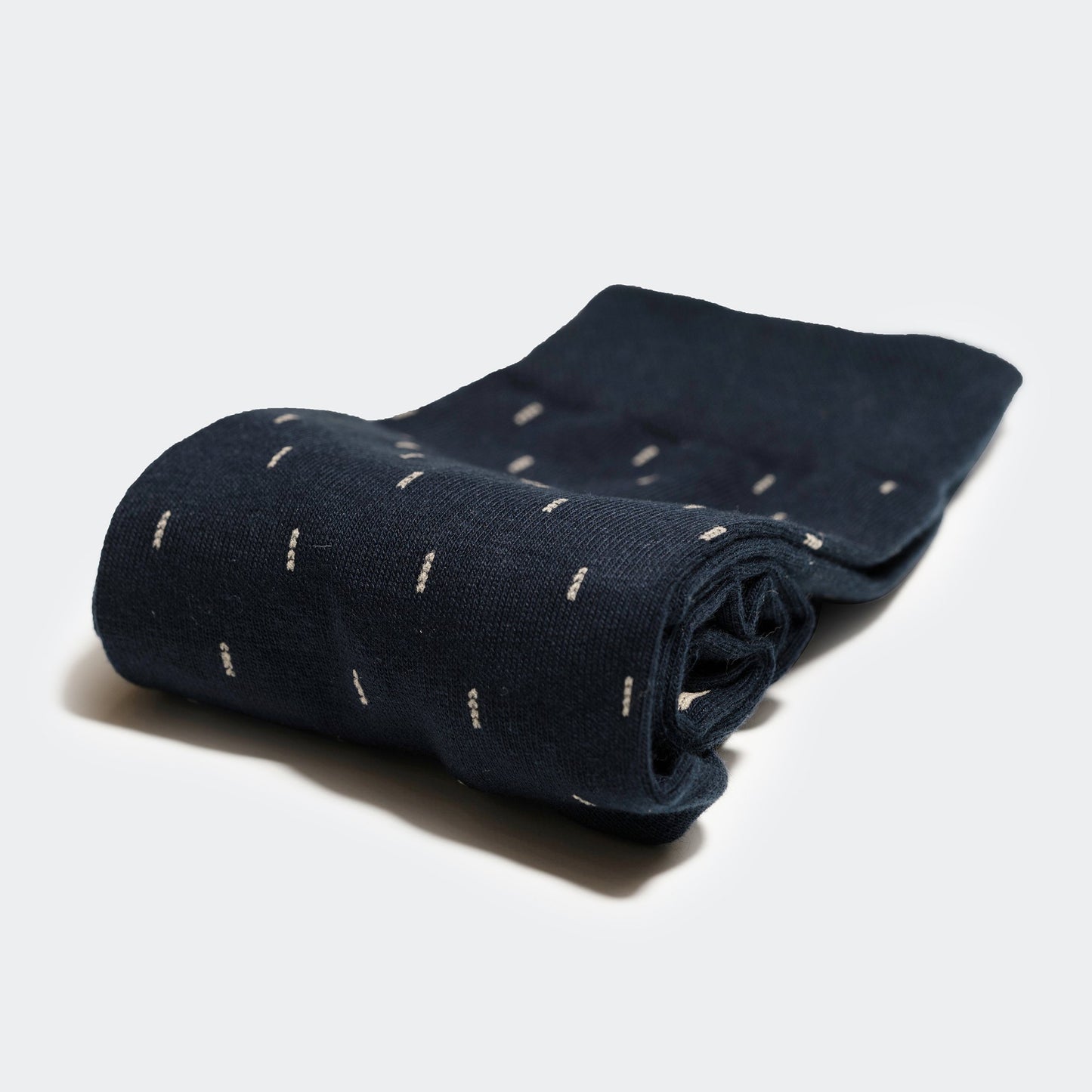 NAVY SPECK CREW SOCK