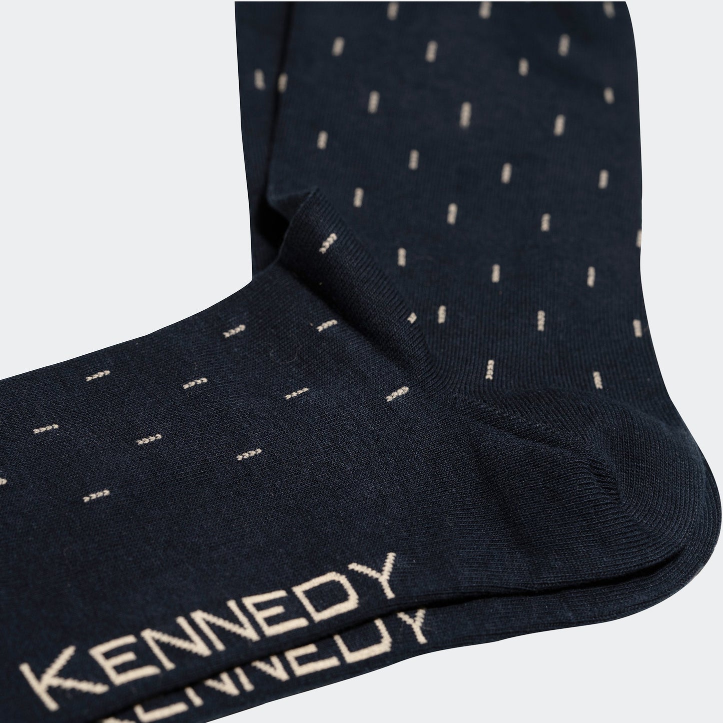 NAVY SPECK CREW SOCK