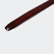 LEATHER BELT GARNET