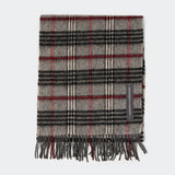 MERINO WOOL SCARF CHERRY CHECK