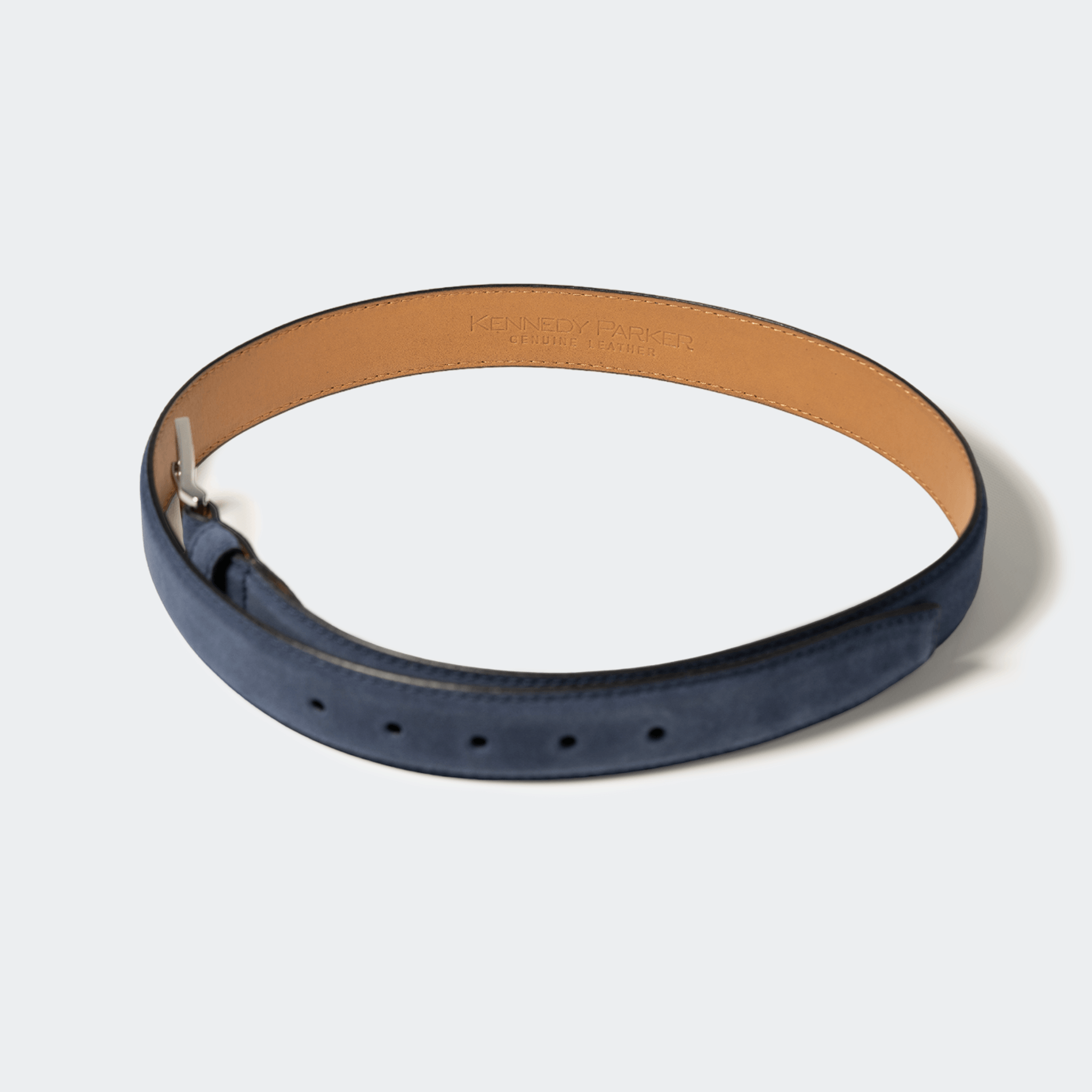 SUEDE BELT INDIGO