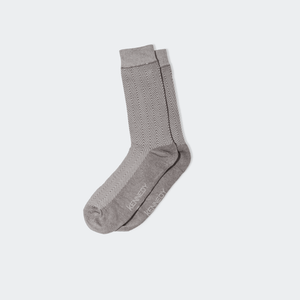 
                
                    Load image into Gallery viewer, Grey Chevron Sock
                
            