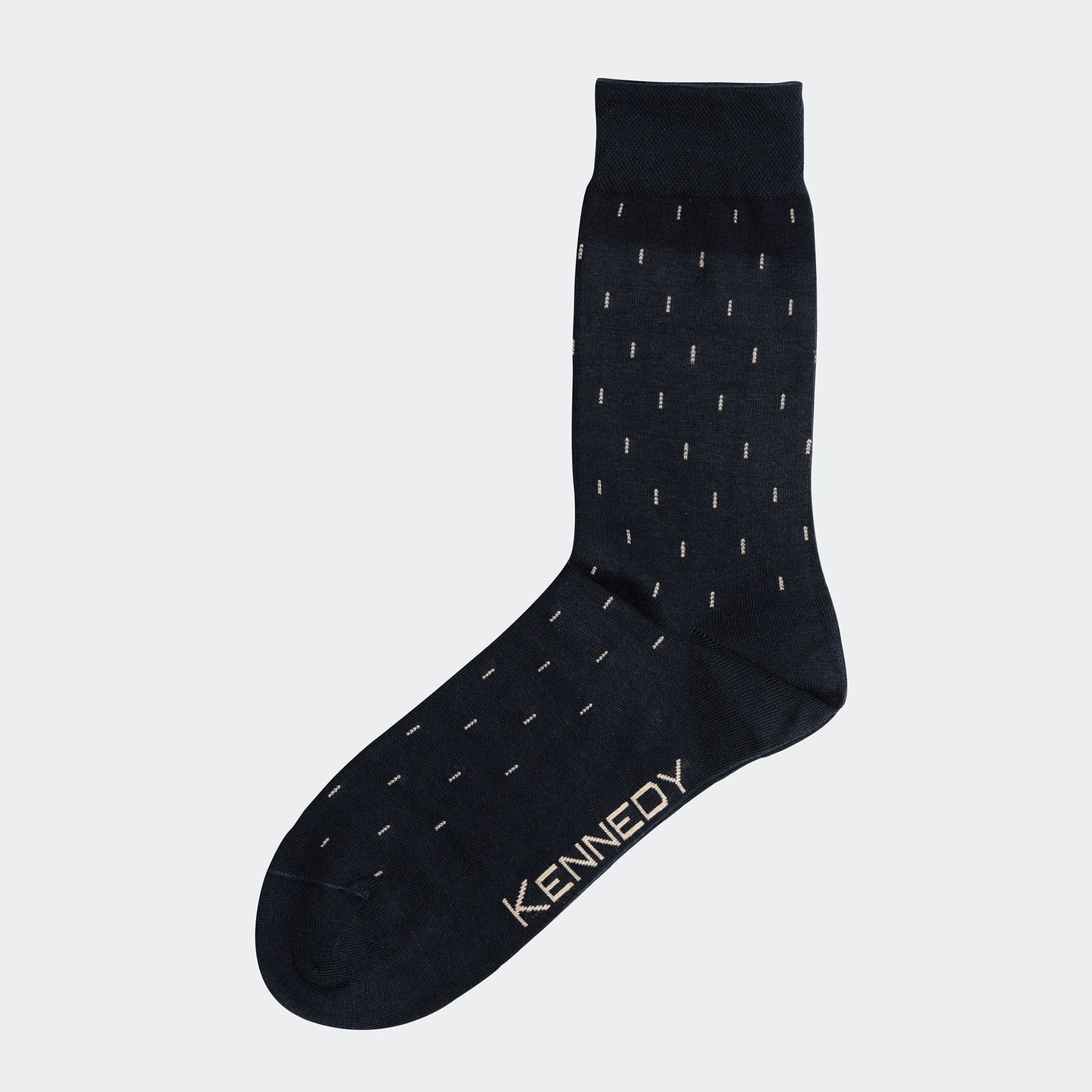 NAVY SPECK CREW SOCK