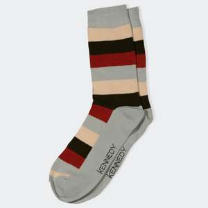
                
                    Load image into Gallery viewer, BLUE STRIPE CREW SOCK
                
            